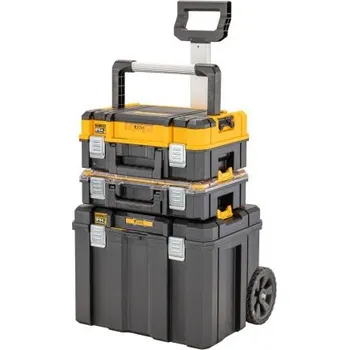 Box na nářadí barva Černá, Plast 512 x 512 x 708mm DeWALT