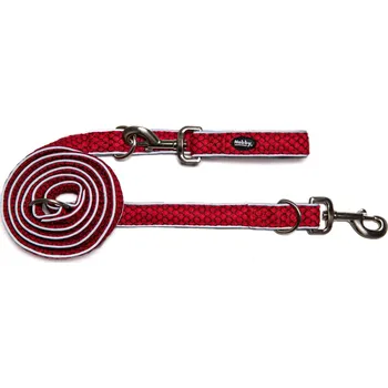 Vodítko pro psa Nobby přepínací vodítko MESH AIR červená M-L 200cm