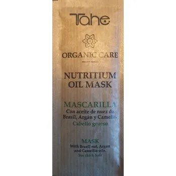 Vlasová regenerace TAHE Tester- Přírodní hydratační maska NUTRITIUM OIL pro pevné a suché vlasy (10 ml)