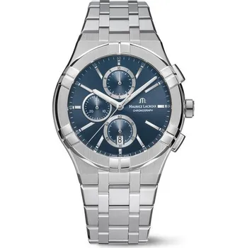 Hodinky Maurice Lacroix Aikon Quartz Chronograph AI1118-SS002-430-1 + 5 let záruka a dárek ZDARMA