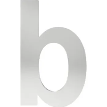 písmeno "b" 155mm nerez Nerez