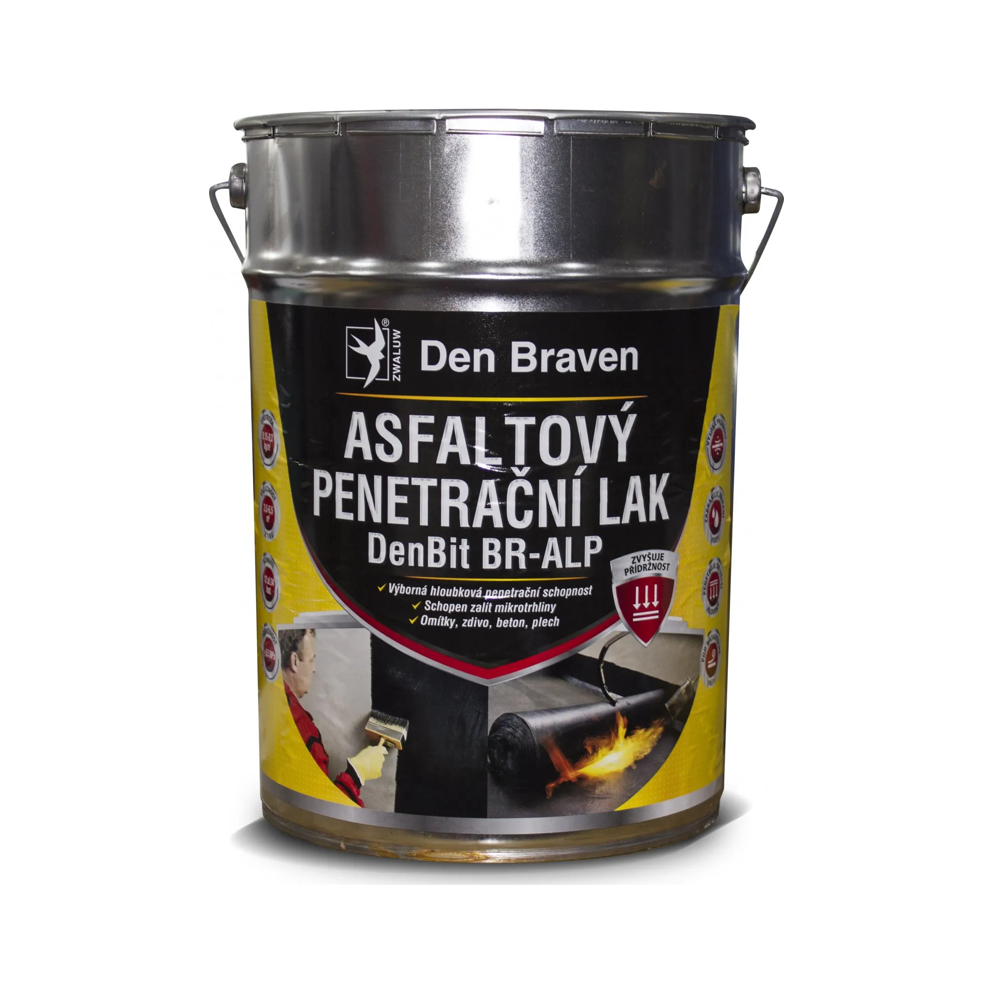 Fotografie 1 - Penetrace Den Braven Asfaltový penetrační lak DenBit BR-ALP 19 kg