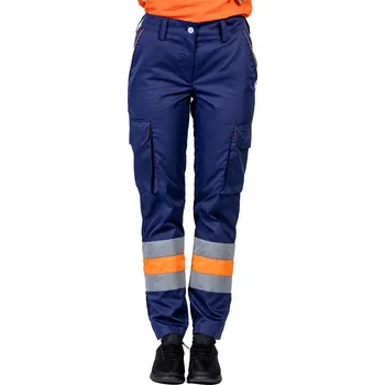 Zdravotnický oděv Modré záchranářské kalhoty - reflexní - unisex | drinuniforma.cz