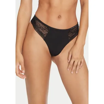 Kalhotky Dámská tanga Tommy Hilfiger UW0UW05521 XL Bordó