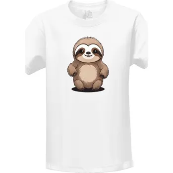 Pánské oblečení Tričko s potiskem Zlaté tričko lenochod dětské