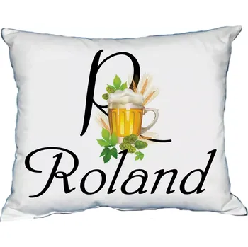 Dekorativní polštářek Moon River ROLAND polštář s pánským jménem velikost 30x40 cm