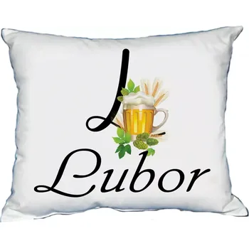 Dekorativní polštářek Moon River LUBOR polštář s pánským jménem velikost 30x40 cm