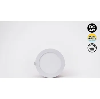 Nástěnné svítidlo Kama Lights LED panel 24V Dual White LP170R 12W, bílá