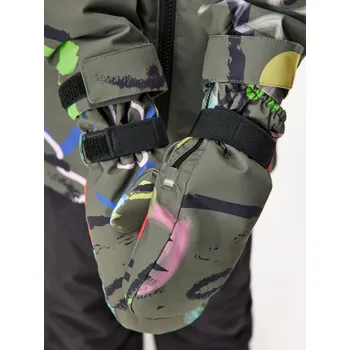 Unuo Unuo, Dětské zimní rukavice Polar, Khaki, Fantazie