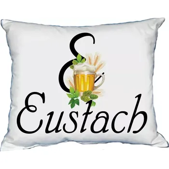 Dekorativní polštářek Moon River EUSTACH polštář s pánským jménem velikost 30x40 cm (polštářek pánské jméno )