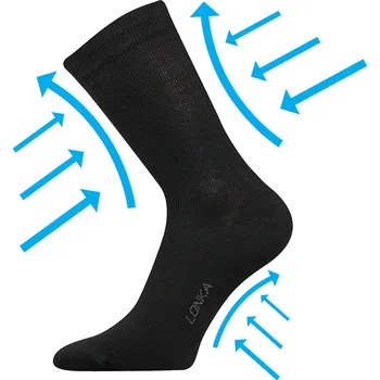 Pánské ponožky BOMA ponožky Kooper Barva: černá, Velikost: 35-38