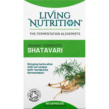 Living Nutrition | Bio Fermentovaná šatavari omlazující, harmonizující, podporující ženskost - 60 kapslí