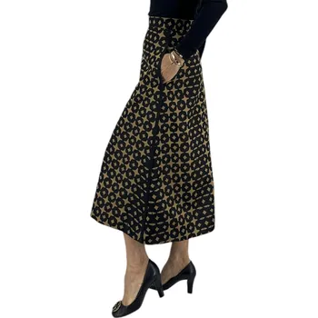 Dámská sukně FENDI Brown Printed Skirt