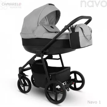 Kočárek Dětský kočárek Camarelo Navo -1 Světle šedá
