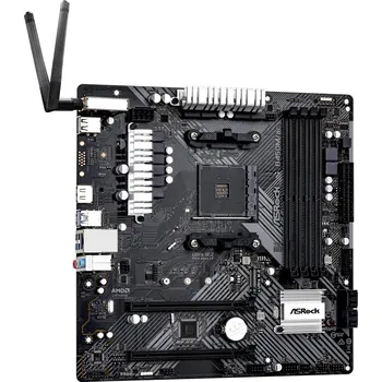 ASRock B450M/AC R2.0 Základní deska, AMD B450, AM4, 4x DDR4 DIMM (max. 128GB), M.2, HDMI, Wi-Fi, mATX 90-MXBEF0-A0UAYZ