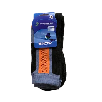 Pánské ponožky Schovanec Lyžařské ponožky SNOW Barva: oranžová, Velikost: 43-44