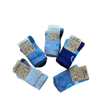 ROTEX Vysočina s.r.o. AM/4 dětské froté zimní ponožky Barva: MIX kluk, Velikost: 27-30