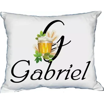 Dekorativní polštářek Polštář s pánským jménem GABRIEL (polštářek pánské jméno )