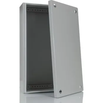 Elektroinstalační krabice Nástěnná krabice, řada: KX IP66 Ocel RAL7035 300 x 150 x 80mm RAL 7035