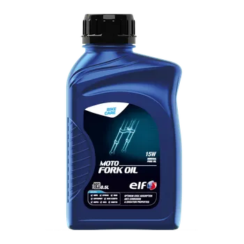 Motorový olej ELF Moto FORK OIL 15W - 0,5 L (Tlumičový olej pro motocykly)