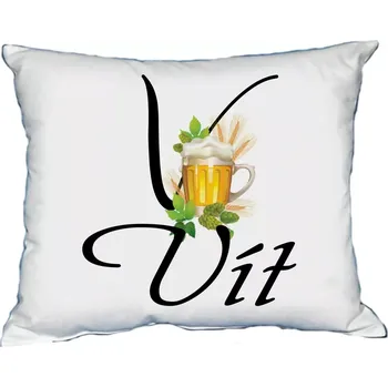 Dekorativní polštářek Polštář s pánským jménem VÍT (polštář se jménem VÍT)