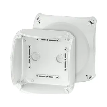 Rozvaděč Rozvodná skříň Polykarbonát Šedá 130 x 130 x 70mm IP66, IP67