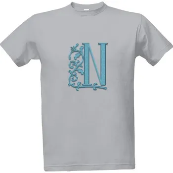 Tričko s potiskem Písmeno N pánské