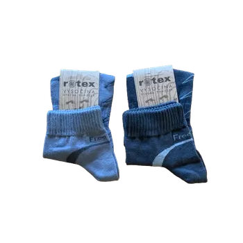 Pánské ponožky ROTEX Vysočina s.r.o. A12 – bavlněné nízké elastické ponožky Barva: šedá, Velikost: 28-29