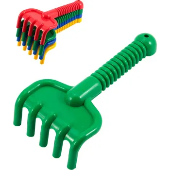 Hračka na písek LORI 202 Dětské hrabičky 19cm plastové (hrábě) na písek 6 barev | AS130