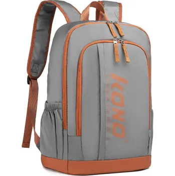 Městský batoh Hnědošedý zipový voděodolný městský batoh Maunu