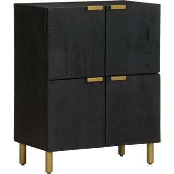 Příborník do zásuvky vidaXL Příborník černý 60 x 33 x 75 cm kompozitní dřevo [4017674]