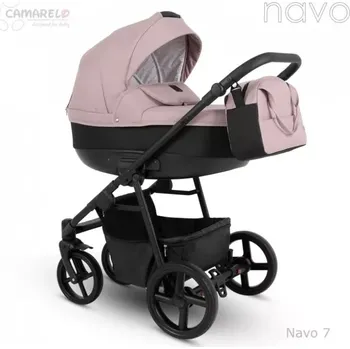 Kočárek Dětský kočárek Camarelo Navo - 7 Růžová