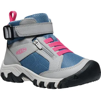 Dětská treková obuv Keen TARGHEE BOUNDLESS CHILDREN alloy/rouge red /28 dětské boty