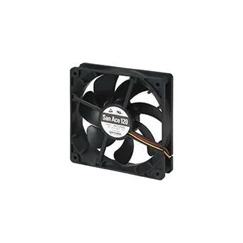 PC ventilátor Sanyo DenkiAxiální ventilátor 12 V DC DC, průtok vzduchu: 99.6m³/h 1.56W130mA, 120 x 120 x 25mm