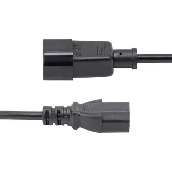 Napájecí kabel Napájecí kabel 1m, Černá, A: IEC C13, B: IEC C14, 125 V AC StarTech.com