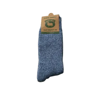 Pánské ponožky V. Bernátek - Ovčí věci Ponožky z ovčí vlny Barva: Modrá, Velikost: 35-38