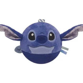 CLEMENTONI BABY Plyšový míček Stitch s chrastítkem 160483