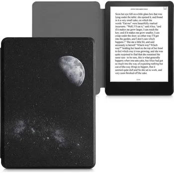 Pouzdro na tablet Pouzdro na čtečku knih KW Mobile - Moon - KW5625652 - Pouzdro pro Amazon Kindle Paperwhite 5 (2021) - černé