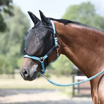 Koňská maska proti hmyzu BUSSE Maska proti hmyzu Combi Plus BUSSE, na ohlávku, černá PONY