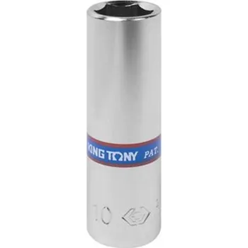 Gola hlavice King Tony 223516S - Hlavice nástrčná - ořech 1/4", velikost 1/2", 6-ti hranný, prodloužený, chromovaný leštěný