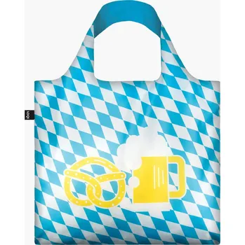 Nákupní taška Skládací nákupní taška LOQI TRAVEL Pretzel