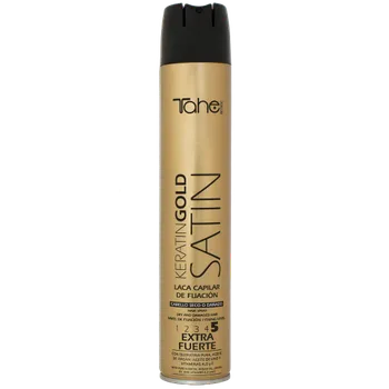 Vlasová regenerace TAHE Fixační lak s keratinem a arganovým olejem GOLD SATIN FIX 5 (400 ml)