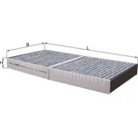 Filtr, vzduch v interiéru KNECHT LAK 246