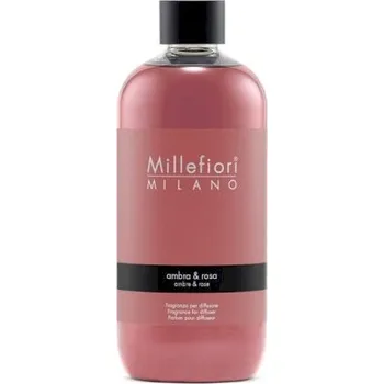 Millefiori Milano Náhradní náplň Natural - Ambra & Rosa, 500 ml MF-42863