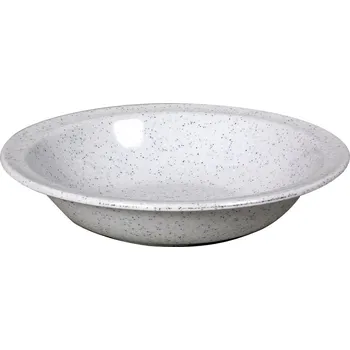 Talíř Melaminový polévkový talíř Waca o průměru 20,5 cm, žula