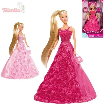 SIMBA Panenka Steffi Gala Princess 29cm set růžové šaty s doplňky 2 druhy | 76484