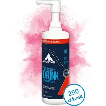Iontový nápoj Multipower Fit Active Drink 1L Příchuť: Višeň