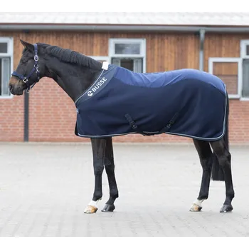 Deka pro koně BUSSE Deka odpocovací 3D Air Fleece Premium BUSSE, navy Délka zad: 115 cm