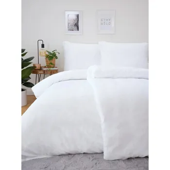 Povlečení MKLůžkoviny.cz Exclusive Laura bílé 140 x 200, 70 x 90 cm zipový uzávěr