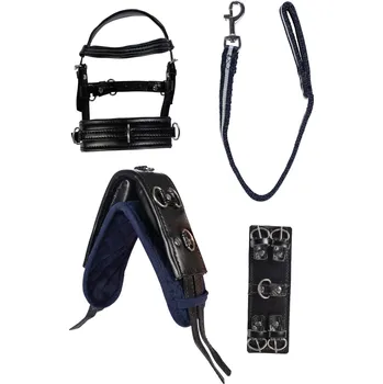 Hračka pro nejmenší HKM Set na lonžování pro Cuddle Pony HKM, černý